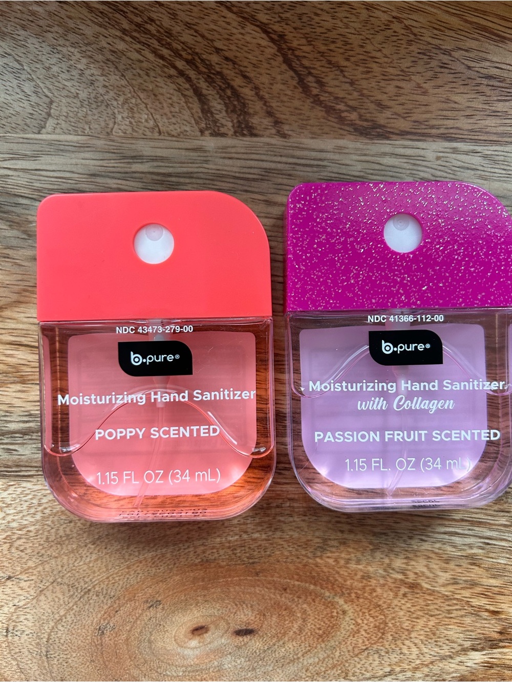b·pure Moisturizing Hand Sanitizer Sprays - Poppy and Passion Scented